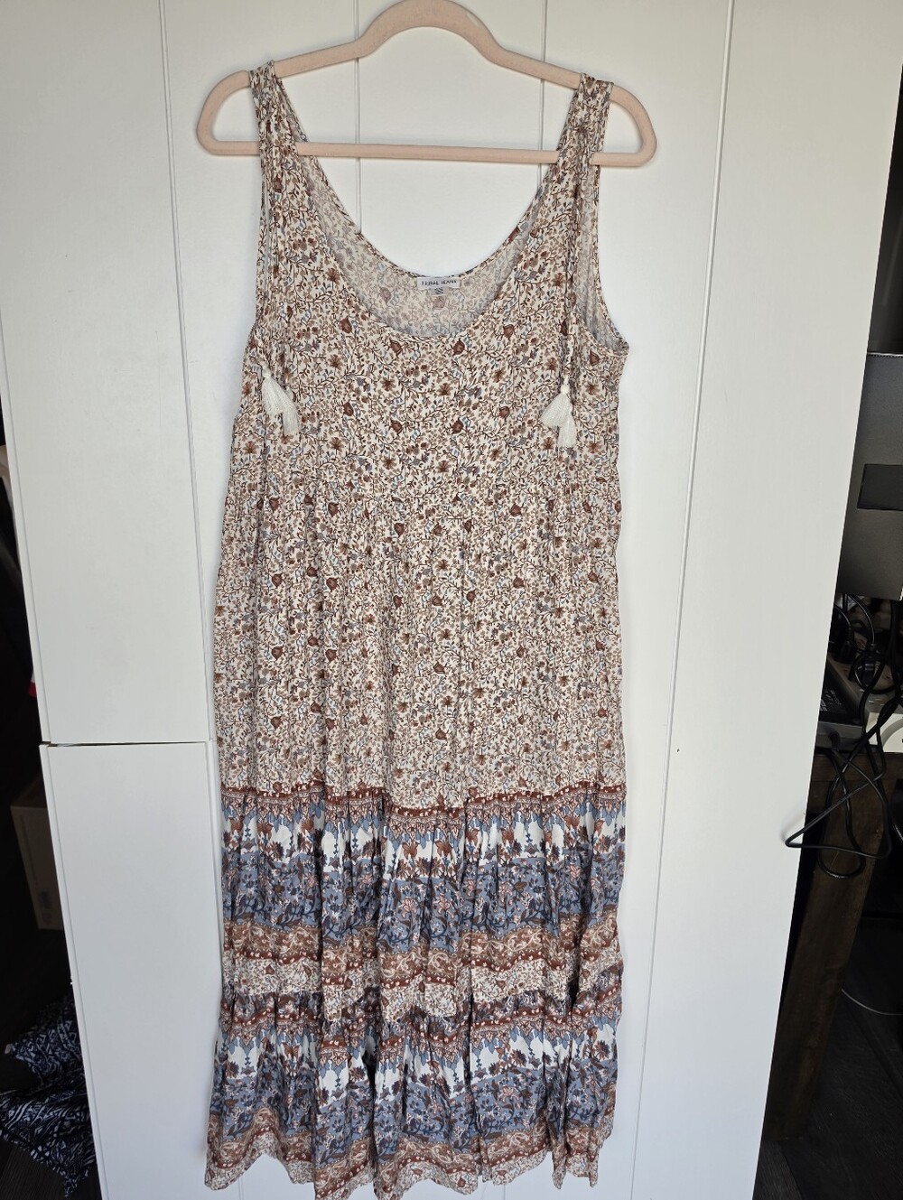 Tribal jeans summer dress